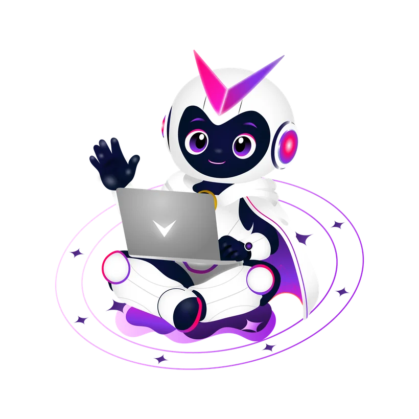 QiD digital assistant mascot
